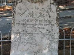 John Martin Grave